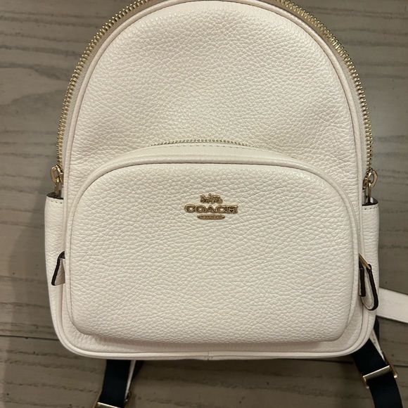 Coach Off White & Black Mini Backpack- NWOT - Picture 1 of 7